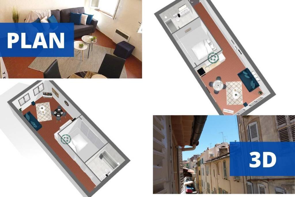 Le Jos - 2min palais-100m mer-Verrière Côte d'Azur Appartamento Cannes Esterno foto